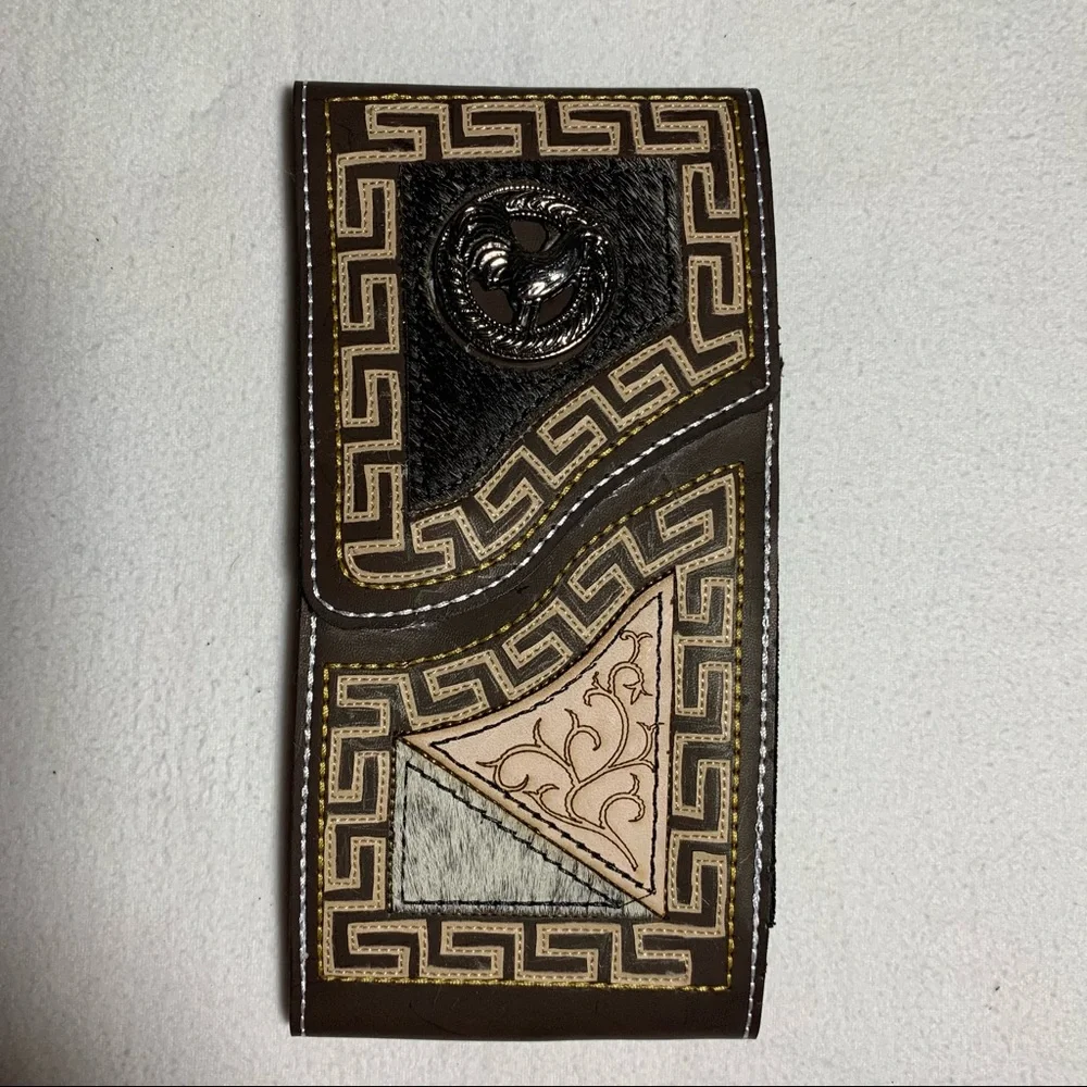 WESTERN LEATHER CELL PHONE CASE, FUNDA VAQUERA DE‎ CUERO COWBOY RODEO PHONE CASE